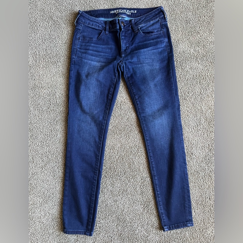 American Eagle Super Low Jeggings Size 8 Short